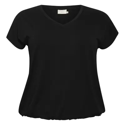 Women's V-neck T-shirt KAFFE Curve Jena