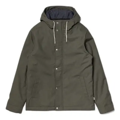 Short parka with trim Revolution