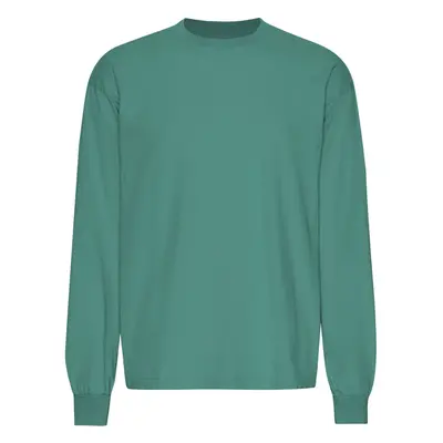 Oversized long-sleeve T-shirt Colorful Standard Organic Pine Green