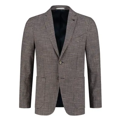 Cotton blend check blazer Michael Kors