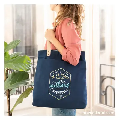 Tote bag - here, there's room for all kinds of Mr. Wonderful