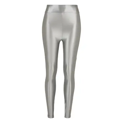 Legging high waist woman Urban Classics Shiny Metalic