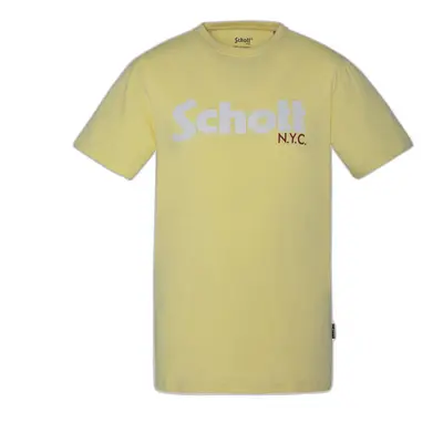 Short sleeve t-shirt with large logo Schott