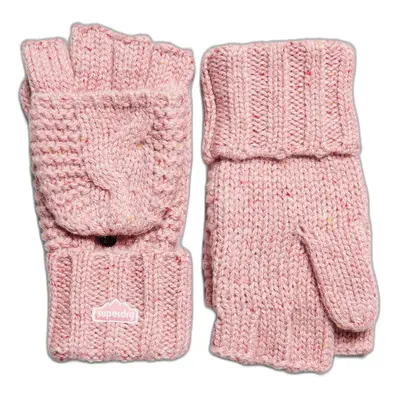 Women's twisted knit gloves Superdry