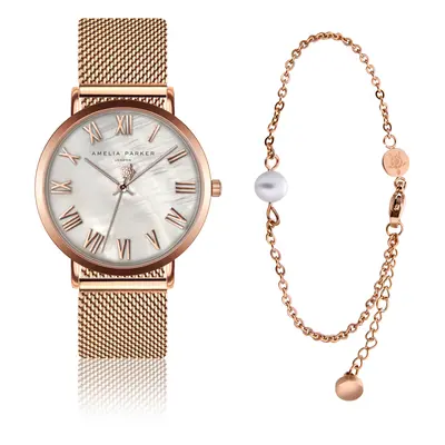 Watch and bracelet for women Amelia Parker Classique