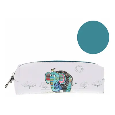 Square elephant pencil case in pu Kiub Kook