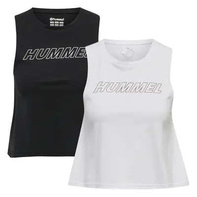 Women's cotton crop tank tops Hummel TE Cali (x2)