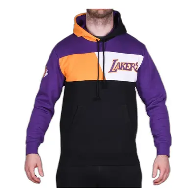 Hoodie fleece Los Angeles Lakers NBA Color Blocked