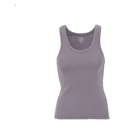 Women's ribbed tank top Colorful Standard Organic purple haze