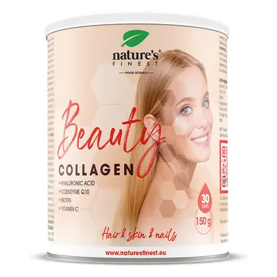 Beauty Collagen with Hyaluron: Nourish, Hydrate, Minimize Wrinkles | Marine Peptide Collagen Pow