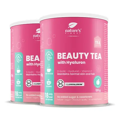 Organic Beauty Tea: Hyaluron, Biotin for Skin Hydration