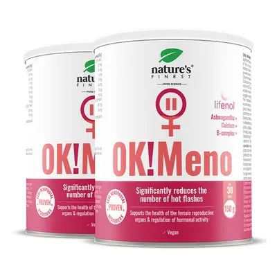 OK!Meno Set - Buy 1 Get 1 Free | Natural Menopause Aid with Ashwagandha, Bamboo Vitamins | Minim