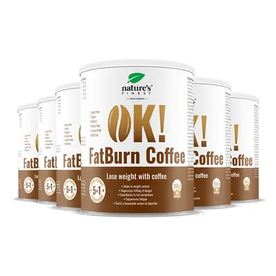 100% FatBurn Coffee | 6x OK!FatBurn® | With ID-Alg® and L-Carnitine | Slimmer Body | by Nature's