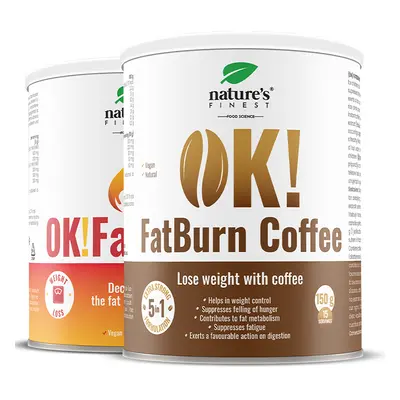 OK!FatBurn Coffee + OK!FatBurn FREE | Minimize Fatigue | Boost Metabolism | L-Carnitine Brazilia