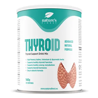 Thyroid Support drink | Lemon Flavored | Iodine Selenium | Normal Thyroid Function | L-tyrosine 