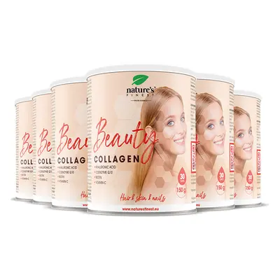 100% Pure Collagen | 6x Beauty Collagen with Hyaluron | Best Collagen Drink Mix UK | by Nature's