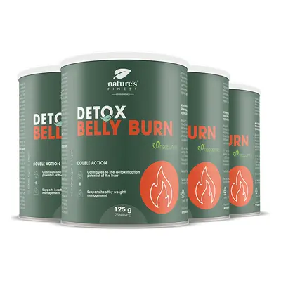 100% Belly Burn + DETOX | Pack of 4 | Organic | Best Weight Loss drink | vegan weight loss produ