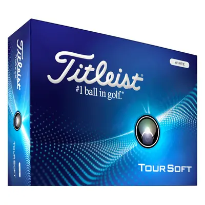 TITLEIST TOUR SOFT GOLF BALLS - WHITE - 1 Dozen