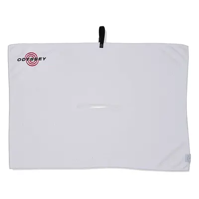 ODYSSEY 2025 MICROFIBER GOLF TOWEL - WHITE