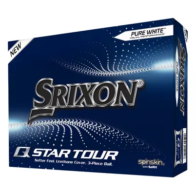 SRIXON Q-STAR TOUR GOLF BALLS - WHITE - 1 Dozen