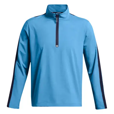 UNDER ARMOUR STORM WINDSTRIKE 1/2 ZIP PULLOVER - PHOTON BLUE / NAVY - M