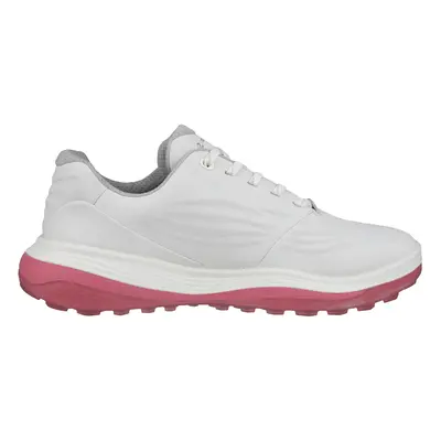 ECCO LT1 LADIES GOLF SHOES - WHITE / BUBBLEGUM - EU 40