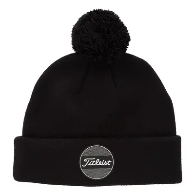 TITLEIST BOARDWALK POM POM BEANIE HAT - BLACK