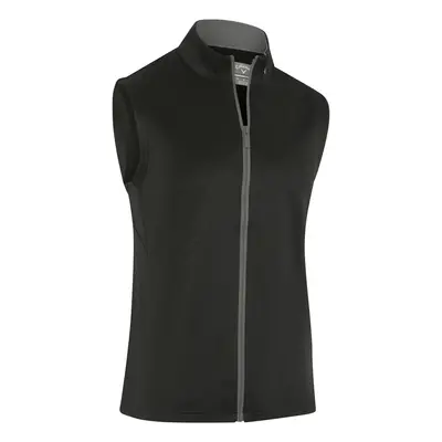 CALLAWAY FULL ZIP GOLF GILET - CAVIAR - M