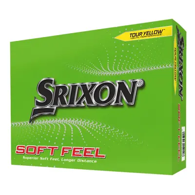 SRIXON SOFT FEEL GOLF BALLS - TOUR YELLOW - 1 Dozen