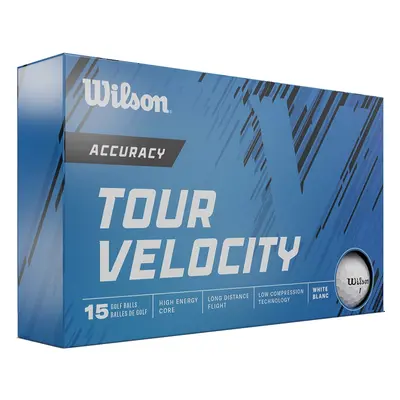 WILSON TOUR VELOCITY FEEL GOLF BALLS - 15 BALL PACK / ACCURACY