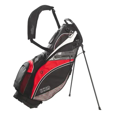 IZZO 2025 VERSA HYBRID GOLF STAND BAG - BLACK / RED