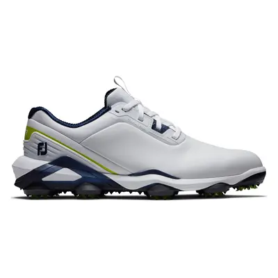 FOOTJOY TOUR ALPHA GOLF SHOES 55536 - WHITE / NAVY / LIME - 7 UK