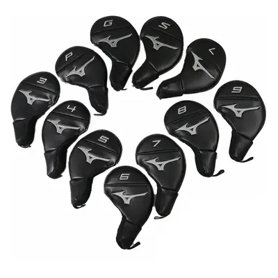 MIZUNO PREMIUM TOUR GOLF IRON COVERS - BLACK