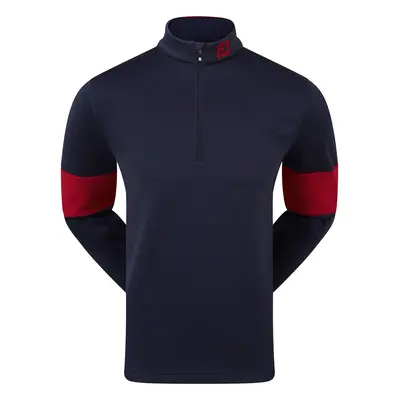 FOOTJOY RIBBED CHILL-OUT XTREME GOLF PULLOVER 88831 - NAVY / RED - S