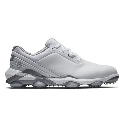 FOOTJOY 2025 TOUR ALPHA GOLF SHOES 55543 - WHITE / SILVER - 7 UK