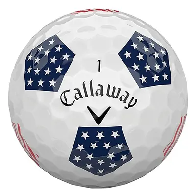 CALLAWAY CHROME SOFT TRUVIS HIT ME AGAIN™ GOLF BALLS / DOZEN - 1 Dozen , Stars & Stripes