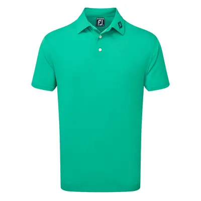 FOOTJOY 2025 STRETCH PIQUE ATHLETIC FIT GOLF POLO SHIRT - Emerald Green - 31938 , 2XL