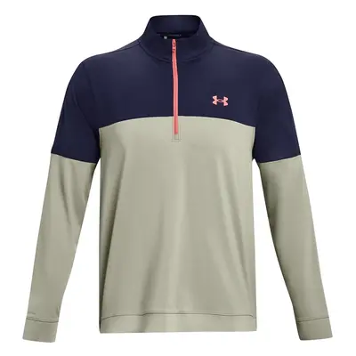 UNDER ARMOUR STORM 1/2 ZIP GOLF JUMPER - GROVE GREEN - S