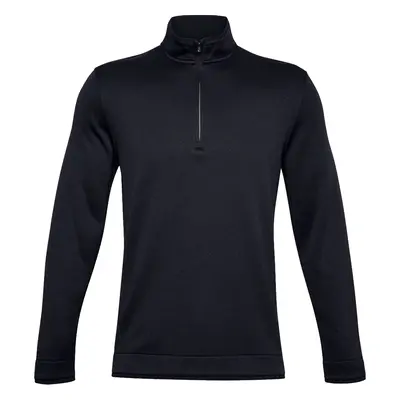 UNDER ARMOUR STORM FLEECE 1/2 ZIP GOLF JUMPER - BLACK - S