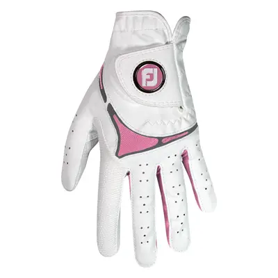 FOOTJOY GTXTREME ALL WEATHER LADIES GOLF GLOVE - WHITE / PINK - LH (FOR RH GOLFER) , M/L