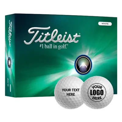 TITLEIST AVX GOLF BALLS - WHITE PERSONALISED