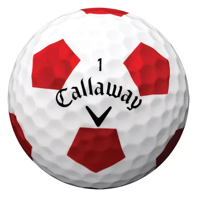 CALLAWAY CHROME SOFT TRUVIS HIT ME AGAIN™ GOLF BALLS / DOZEN - 1 Dozen , Red