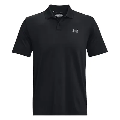 UNDER ARMOUR PERFORMANCE 3.0 GOLF POLO SHIRT - BLACK / PITCH GREY - S