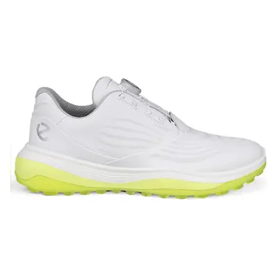 ECCO LT1 BOA HYBRID GOLF SHOES - WHITE / LIME - EU 46