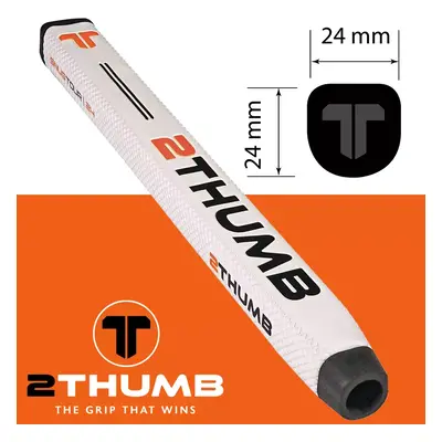 2THUMB SNUG TOUR GOLF PUTTER GRIP- WHITE - SNUG TOUR 24