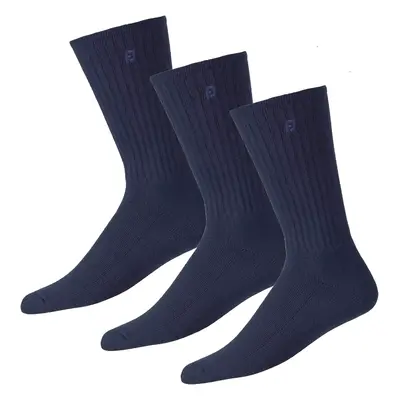 FOOTJOY COMFORTSOF GOLF CREW SOCKS 16324 - NAVY (3 PACK)