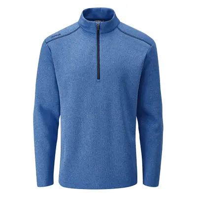 PING 2025 RAMSEY THERMAL FLEECE GOLF JUMPER - Blue Marl , S