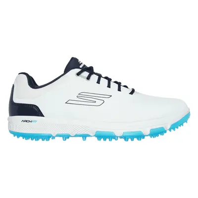 SKECHERS GO GOLF PRO 6 SL GOLF SHOES - WHITE / NAVY - 8 UK