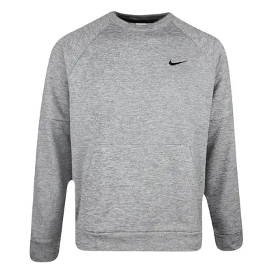 NIKE THERMA-FIT FITNESS CREW NECK GOLF SWEATER - GREY - S