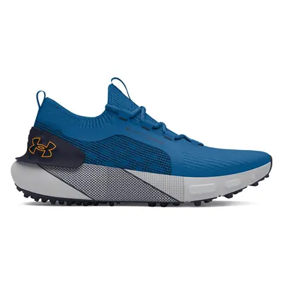 UNDER ARMOUR PHANTOM GOLF SHOES - PHOTON BLUE / NAVY / NOVA ORANGE - 8 UK